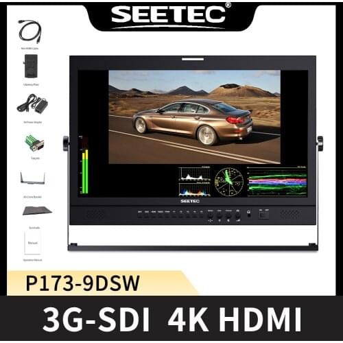 SEETEC P215-9DSW 21.5" 3G-SDI/ HDMI Production Monitor with IPS FHD 1920x1080 Waveform Vector Scope Histogram