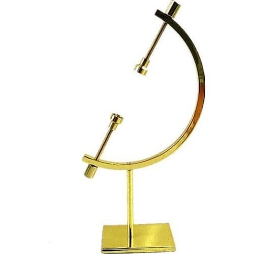 Copper - plated Globe Crystal Sphere Bracket Glass Sphere Display Metal Gold Decorative Ornaments Handicrafts