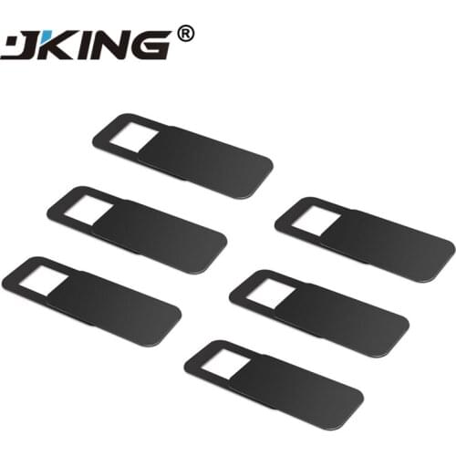 JKING 6PC Ultra Thin WebCam Cover Shutter Slider Plastic Camera Cover For Ipad Phone PC Laptop Lens Privacy Sticker
