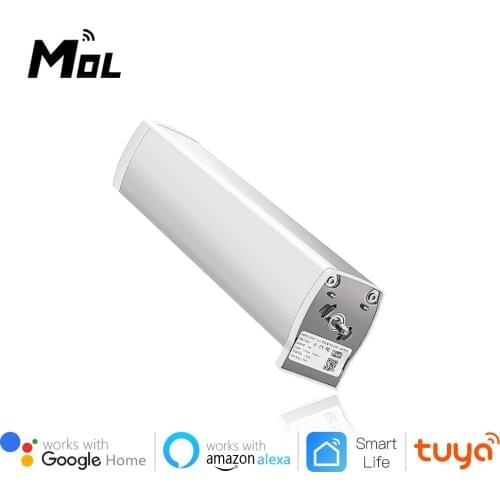 MOL Tuya WIFI Intelligent Curtain Motor Ultra Quiet Electric Wireless Remote Control Voice Control Tools for Alexa Google Home
