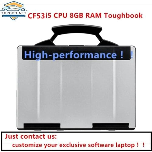 High performance for Panasonic cf53 4GB/8GB RAM i5 cpu Anti-Corrosion CF53 Toughbook computer Used for MB Star C4 and C5
