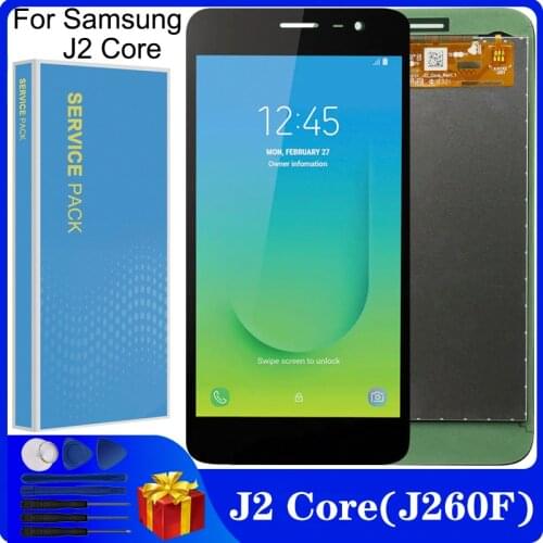 Super Amoled 5'' for Samsung Galaxy J2 Core J260 LCD Display Screen Touch Screen Digitizer Assembly Replace For samsung J260 lcd