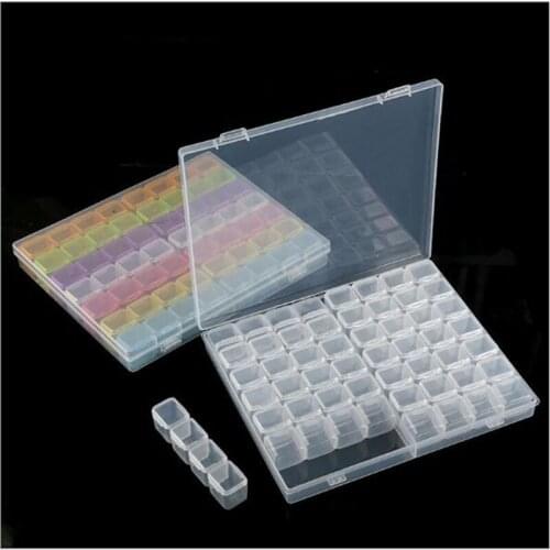 10/28/56 Lattices Diamond Embroidery Accessories diamond painting Boxes Cross Stitch Cases Storage Organizer