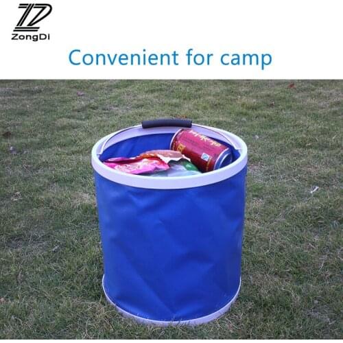 ZD 1X Car Collapsible bucket 20L Multifunction bucket For Mercedes w203 w204 Subaru forester impreza Fiat 500 ducato accessories