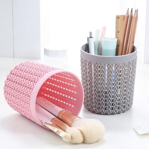 Makeup Brushes Cylinder Hollow Cosmetic Brush Box Holder Storage Empty Holder Cosmetic Brush Bag Brushes Organizer Make Up Tools