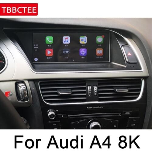 For Audi A4 8K 2008~2012 MMI Android Multimedia Player GPS HD Touch Screen Stereo Autoradio navigation original style Wifi BT