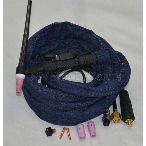 WP-9F-12R 12-Foot 125 Amp Air-Ccooled Tig Welder Welding Torch Complete & Flexible Head