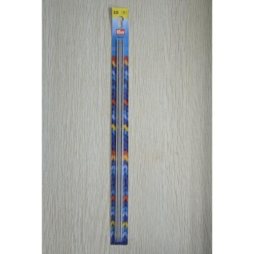 Germany Prym Knitting pins, Double-pointed, double-headed, aluminum, knitting needles, 4pcs 2.0mm 30cm 191499,patchwork,handmade