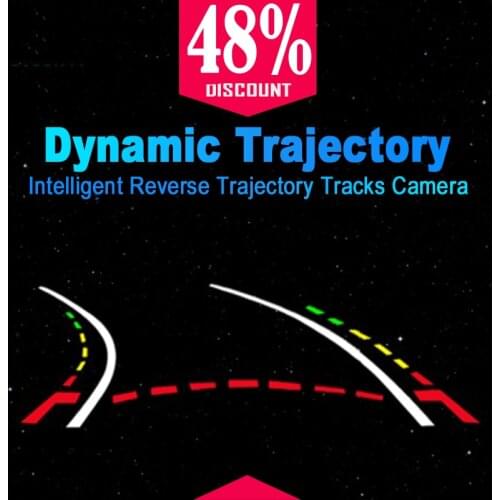 Boqueron Intelligent Dynamic Trajectory Tracks Rear View Camera HD CCD Reverse Backup Camera Auto Reversing Parking Assistance
