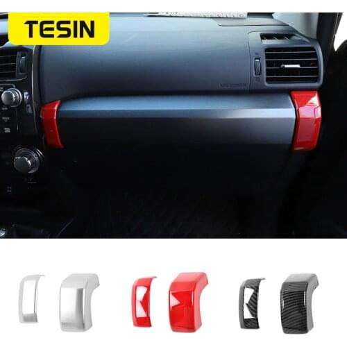 TESIN Car Co-pilot Dashboard Panel Passenger Seat Decoration Trim for Toyota 4 Runner 2010 up Car Interior Accessories Styling