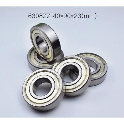 6308ZZ 40*90*23(mm) 1Piece bearings 6308 chrome steel deep groove bearing 6308ZZ