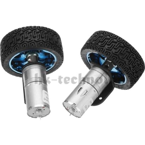 25GA370 DC 6V 12V Gear Reduction Motor with Mounting Bracket and Wheel for Smart Car Robot DIY