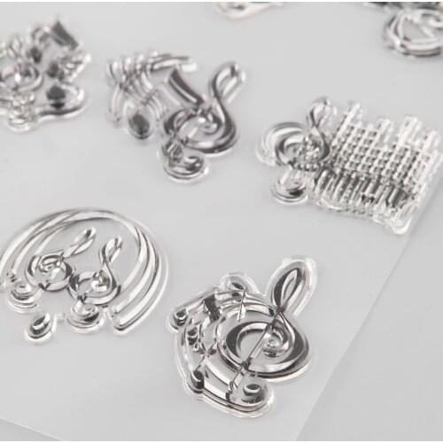 Musical Note Silicone Clear Seal Stamp DIY Scrapbooking Embossing Photo Album Decorative Paper Card Craft Art Handmade Gift D2TD