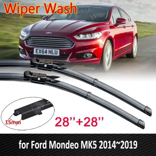 For Ford Mondeo MK5 2014~2019 2015 2016 2017 Front Window Windscreen Windshield Wipers Car Accessories Stickers Car Wiper Blades