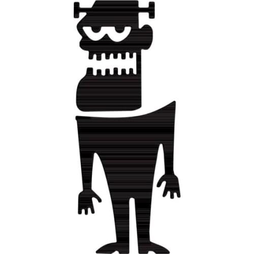 Scary Robot Man Halloween Series Metal Cutting Dies Scrapbooking For Card Photo Album Making DIY Crafts Stencil 2021