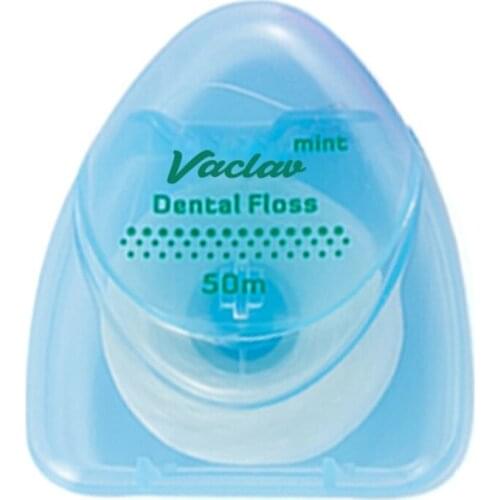 Vaclav Wire Floss 50 Meter 54 Yard Wire Floss Mint Flavor Floss Pick Flosser Interdental Brush Tooth Pick