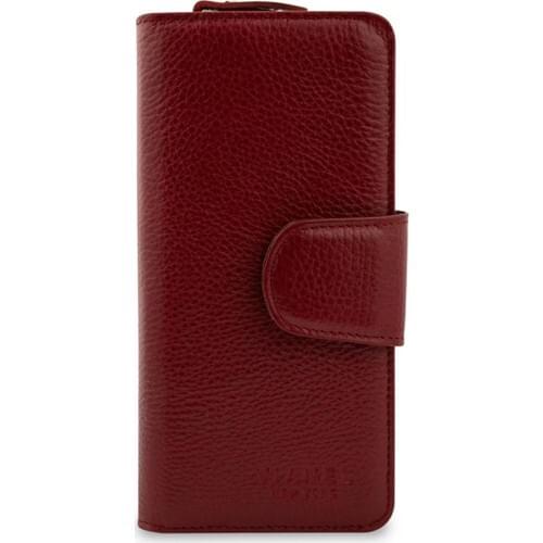 Vianel New York Lucca Leather Women Wallet Burgundy