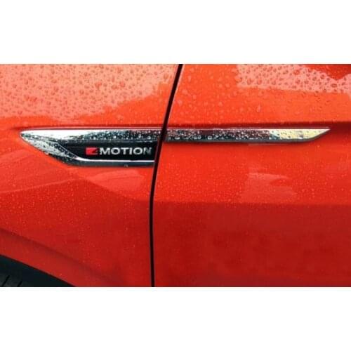 4 Motion 4Motion 4X4 original door Side Wing Fender Emblem Badge sticker Trim for 2016 2017 2018 VW Tiguan mk2