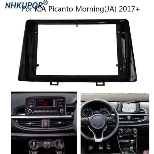 9 inch Car Radio Fascia For KIA Picanto Morning(JA) 2017+ Auto Stereo Audio Multimedia Player Dashboard Panel Frame Kit