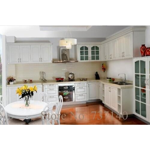 Antique white lacquer kitchen cabinet China furniture buying agent