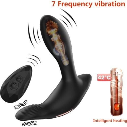 Wireless Remote Control Prostate Massager Vibrators for Men Women Powerful Butt Anal Plug Vibrator Silicone Sex Toys for adults