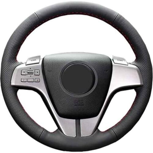 Car Steering Wheel Cover For Mazda 3 Axela Mazda CX-7 CX7 Mazda 5 Mazda 6 Atenza Customize Steering Wrap Microfiber Leather
