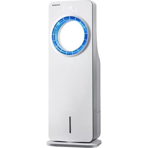 Double water tank Refrigeration Humidification Purification Remotely timed cooler Household Bladeless Air-conditioning Fan 220V