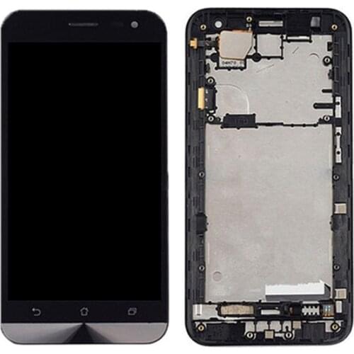 IPartsBuy New LCD Screen and Digitizer Full Assembly with Frame for ASUS Zenfone 2 Laser ZE500KL ZE500KG Z00ED