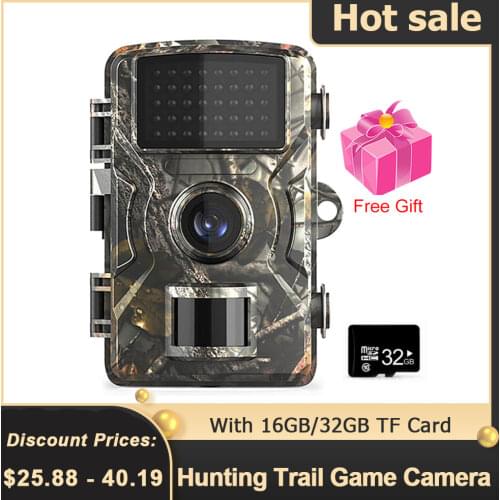 Trail Camera 12MP 1080P Wildlife Game Hunting Trail Camera Motion Activated Security Camera IP66 Night Vision Scouting Camera