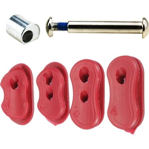 HOT 4Pcs Charging Port Dust Plug Rubber Case for Xiaomi Mijia M365 Electric Scooter Hole Cover & 1set Folding Key Lock Screw