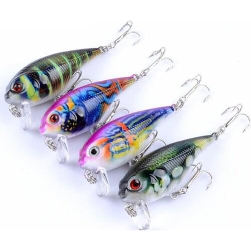 Blowfish shaped 5cm 9g fat little fish crank lure for river fishing ferocious fish