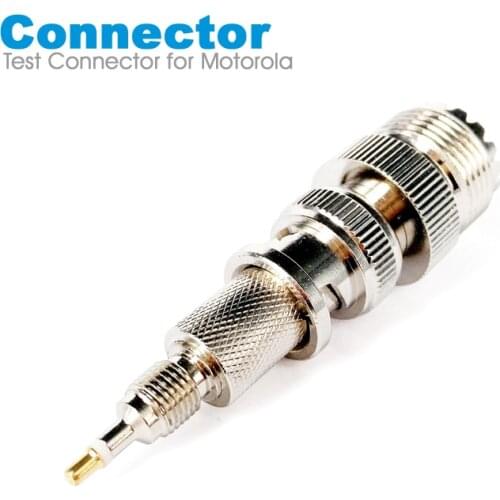 Connector Test Adapter for Motorola GP88s GP88 GP328 GP340 GP360 GP380 HT750 Walkie Talkie Two Way Radio Antenna Plug