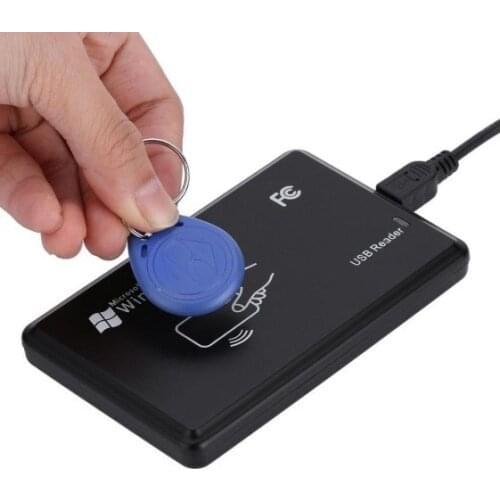 125Khz USB Type EM4100 ID Card RFID Reader for access control system usb reader 8h10d