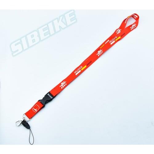 Neck Strap Landyard for keys Customized Red Color
