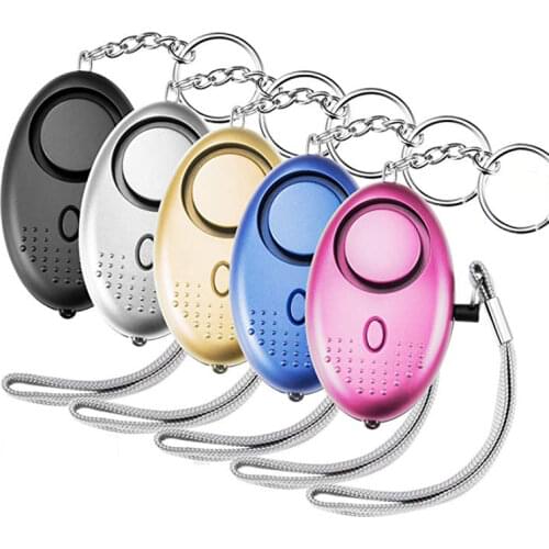 Personal Self Defense Alarm 130db Loud Keychain Mini Anti-lost Key Fnder Self-defence Security Emergency Alarm for Women Kids