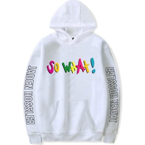 Jaden Hossler Hoodie Women Men Sweatshirts kids Hoodie Harajuku Boy Girls New Album So What Sweatshirts Jaden Hossler Clothes