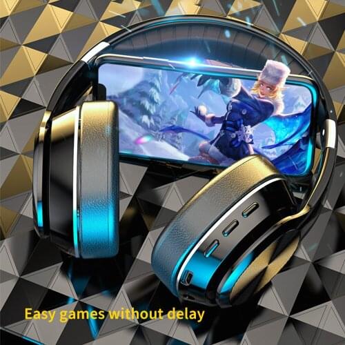 VJ320 Folding Wireless Headset Bluetooth-Compatible Headset HIFI Stereo Music Headset Portable Folding Design 3.5 mm Audio Cable