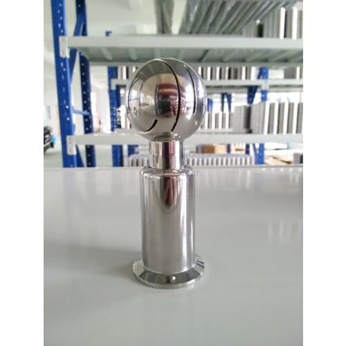1.5 inch Tri Clamp Rotating CIP Spray Ball 360 Degree Cleaning Ball SS304 Stainless Steel Food Grade
