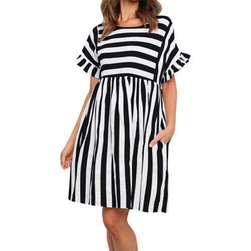 Летние платья в полоску Wowhomme China At AliExpress