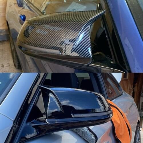 Replacement Carbon Fiber Side Mirror Case Rearview Mirror Cover For BMW 4 Series F32 F33 F36 420i 428i 435i 2014-up