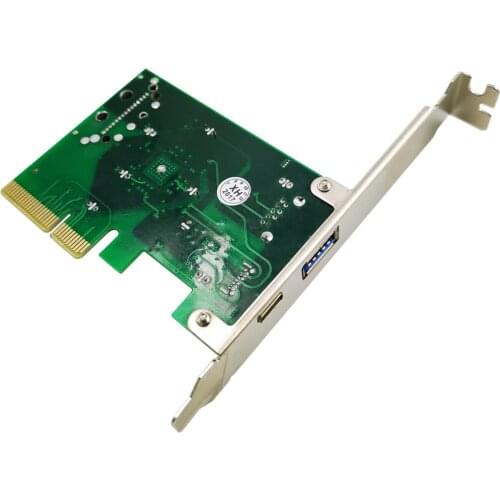 1PCS PCI-E PCI Express to USB 3.1 Gen2 10Gbps Hub Type C PCIe Expansion Adapter Card For Windows 7/8/8.1/10/Li