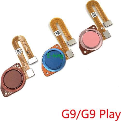 10PCS For Motorola Moto G9 Play Fingerprint Reader Touch ID Sensor Return Key Home Button Flex Cable