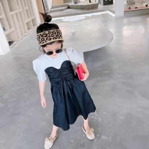 2021 Parent-child Clothing Girls Mother Summer Dress Fashion Elegant Birthday Princess Dresses Children Mum Clothes