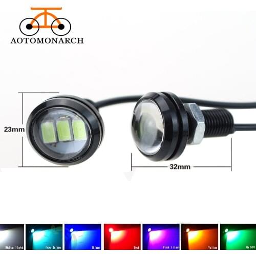 AOTOMONARCH 10PCS Eagle Eye Car Light Daytime Running Lights DRL Backup Reversing Parking Signal Automobiles Lamps 12V BF