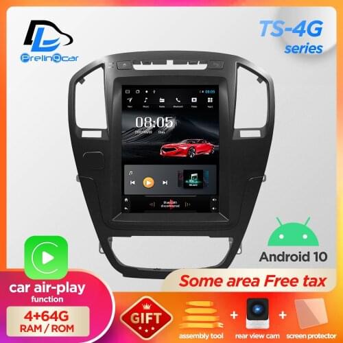 Vertical screen android 10.0 system car gps multimedia video radio player in dash for opel insignia car navigaton stereo