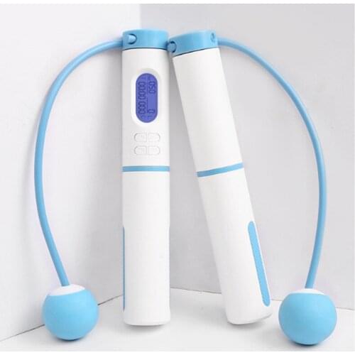 Cordless Jump Ropes Smart Electronic Digital wireless Skip Rope Calorie Consumption Fitness Body Building Exercise Jumping Rope