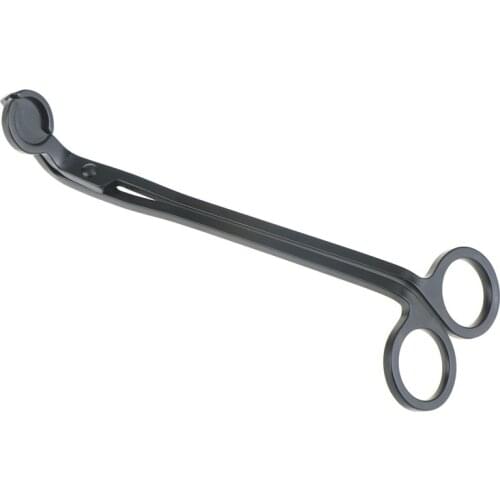 Black Stainless Wick Snuffer Tool Hook Tesoura Cutter Clipper Steel Candle Trimmer Oil Lamp Trim Scissor Tijera