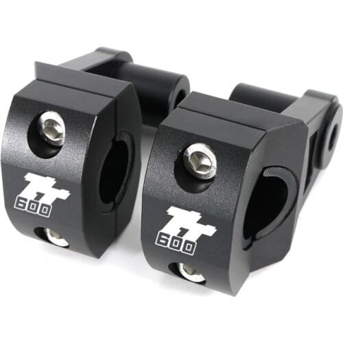 For Yamaha TT 600 1983-1998 Universal 22mm 7/8" Motorcycle CNC Handlebar Risers Handle Fat Bar Mounting Riser