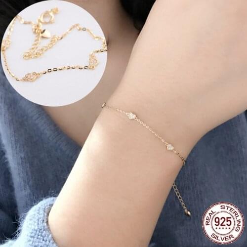 JECIRCON Golden Bracelets