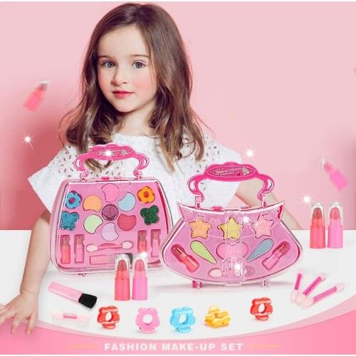 Pretend Play Makeup Set Little Fairy Princess Girl Washable Makeup Eye Shadow
